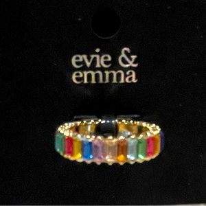 Beautiful rainbow colored ring